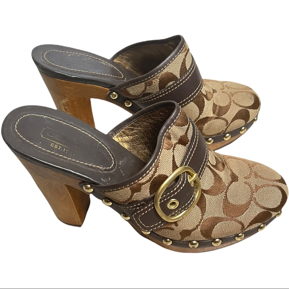 Coach 1941 Willow Signature Stud Detail Mule Clogs
